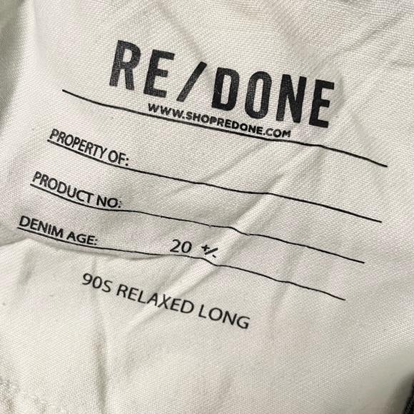RE/DONE 90’s Relaxed Long - Picture 11 of 12